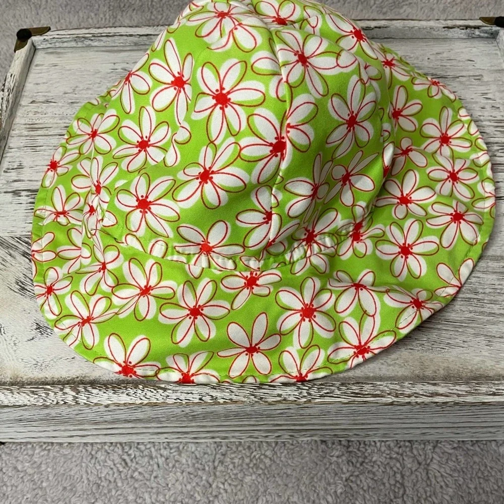 Spring Summer Infant Floral Bucket Floppy Hat S/M
